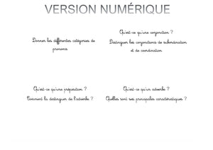 FLASHCARDS GRAMMAIRE - Mes fiches CRPE