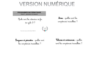 FLASHCARDS PROGRAMMES MATHÉMATIQUES - Mes fiches CRPE